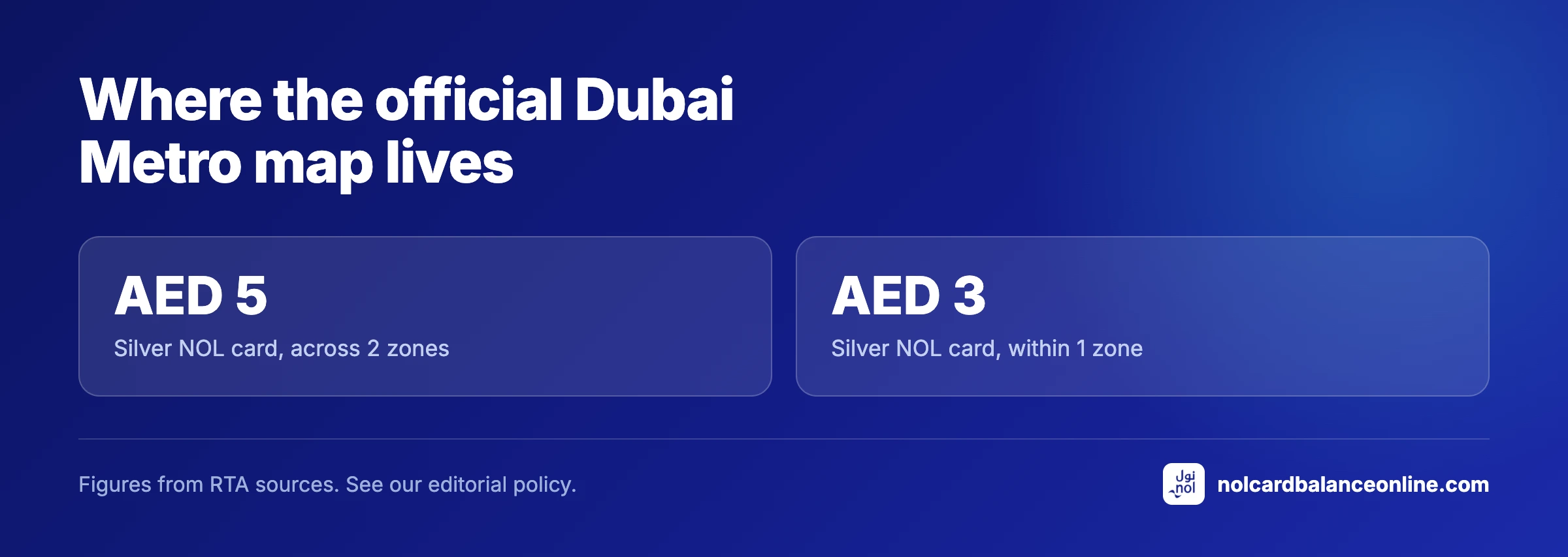 Where the official Dubai Metro map lives